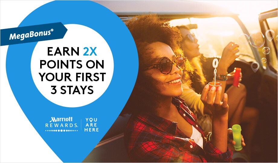 Earn double points with MegaBonus®.