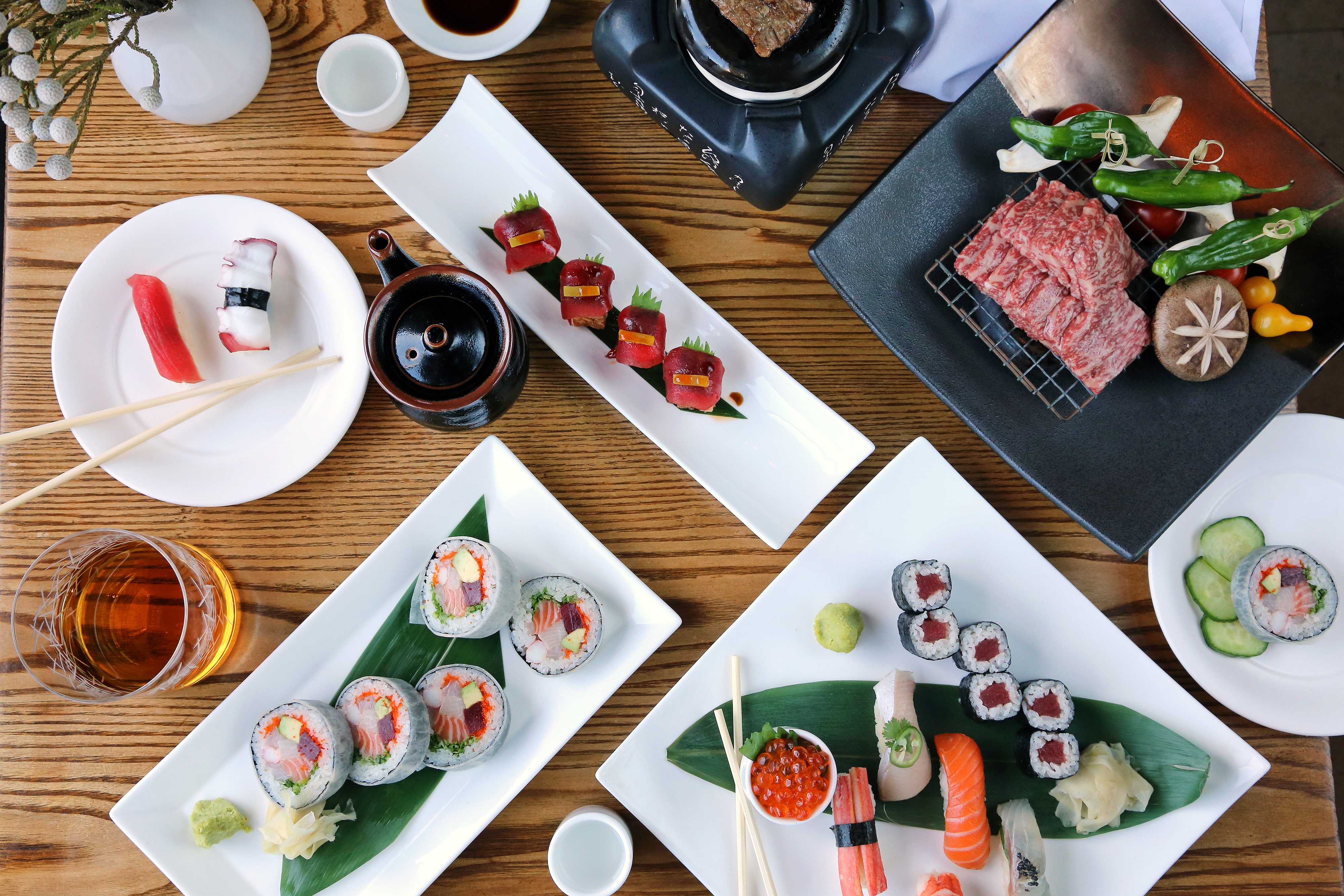 Fine Dining dishes at Nobu Restaurant