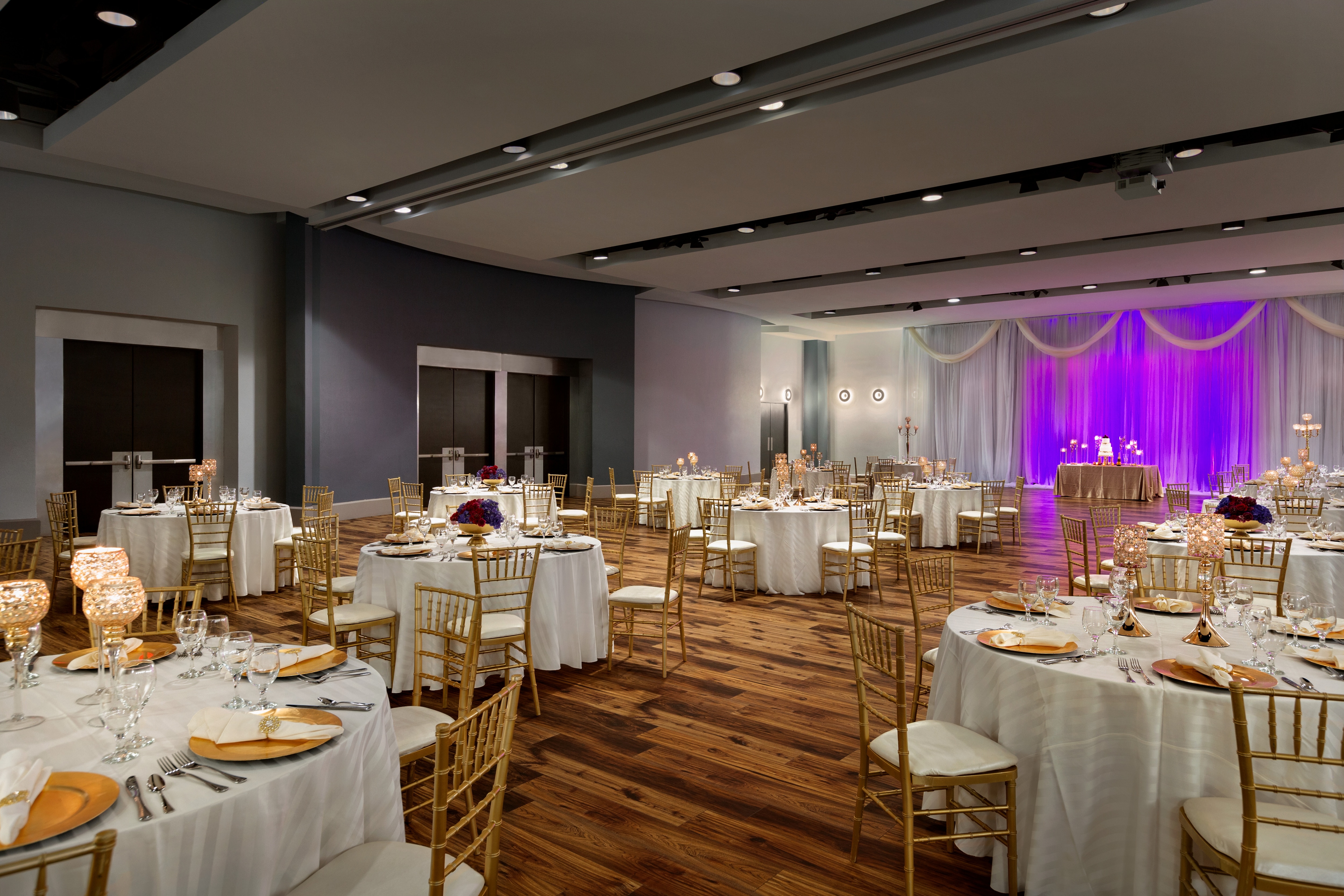 Ballroom with event chairs