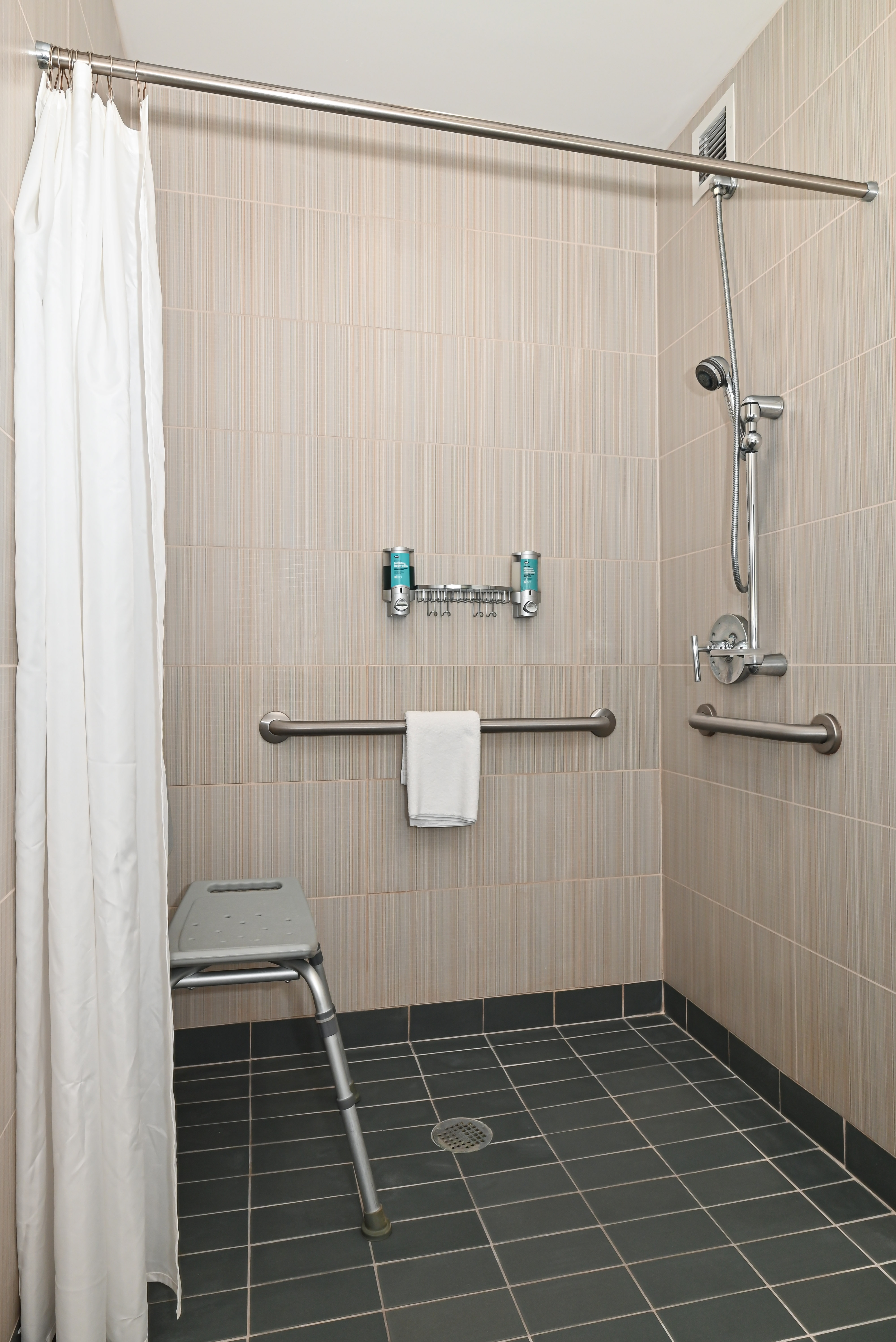 Accessible Bathroom – Roll-In Shower