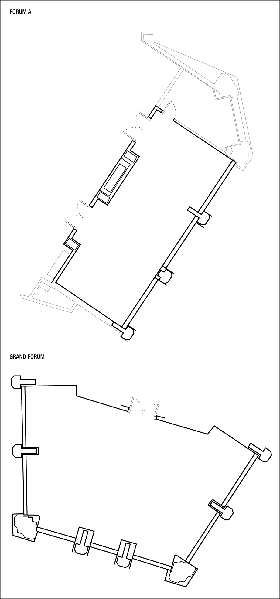Grundrisse für Meetingraum