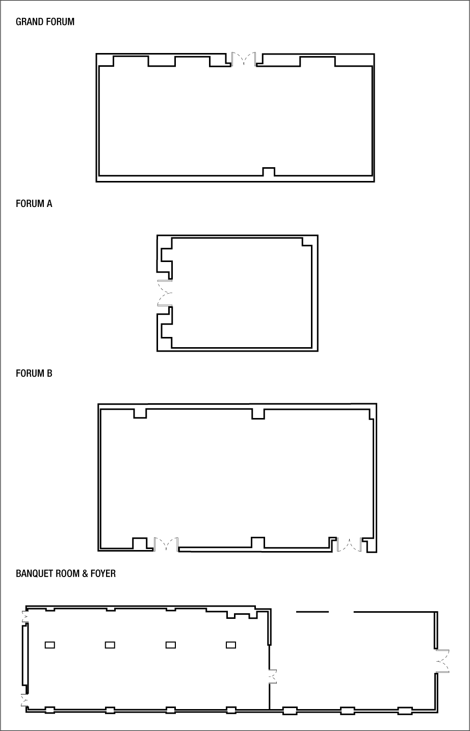 Planos de salas de reuniones