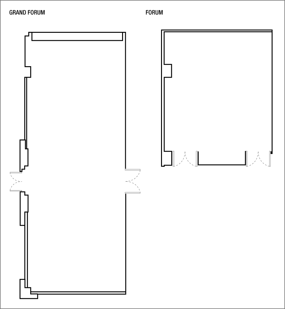Grundrisse für Meetingraum