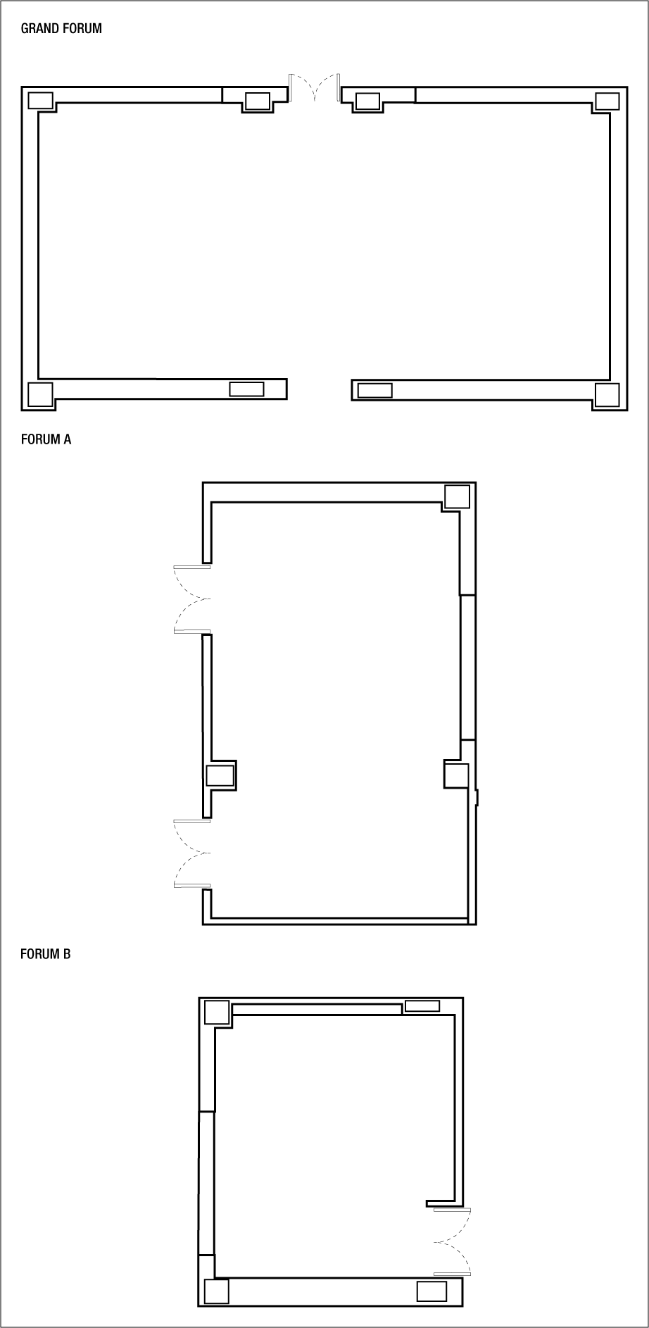 Planos de salas de reuniones