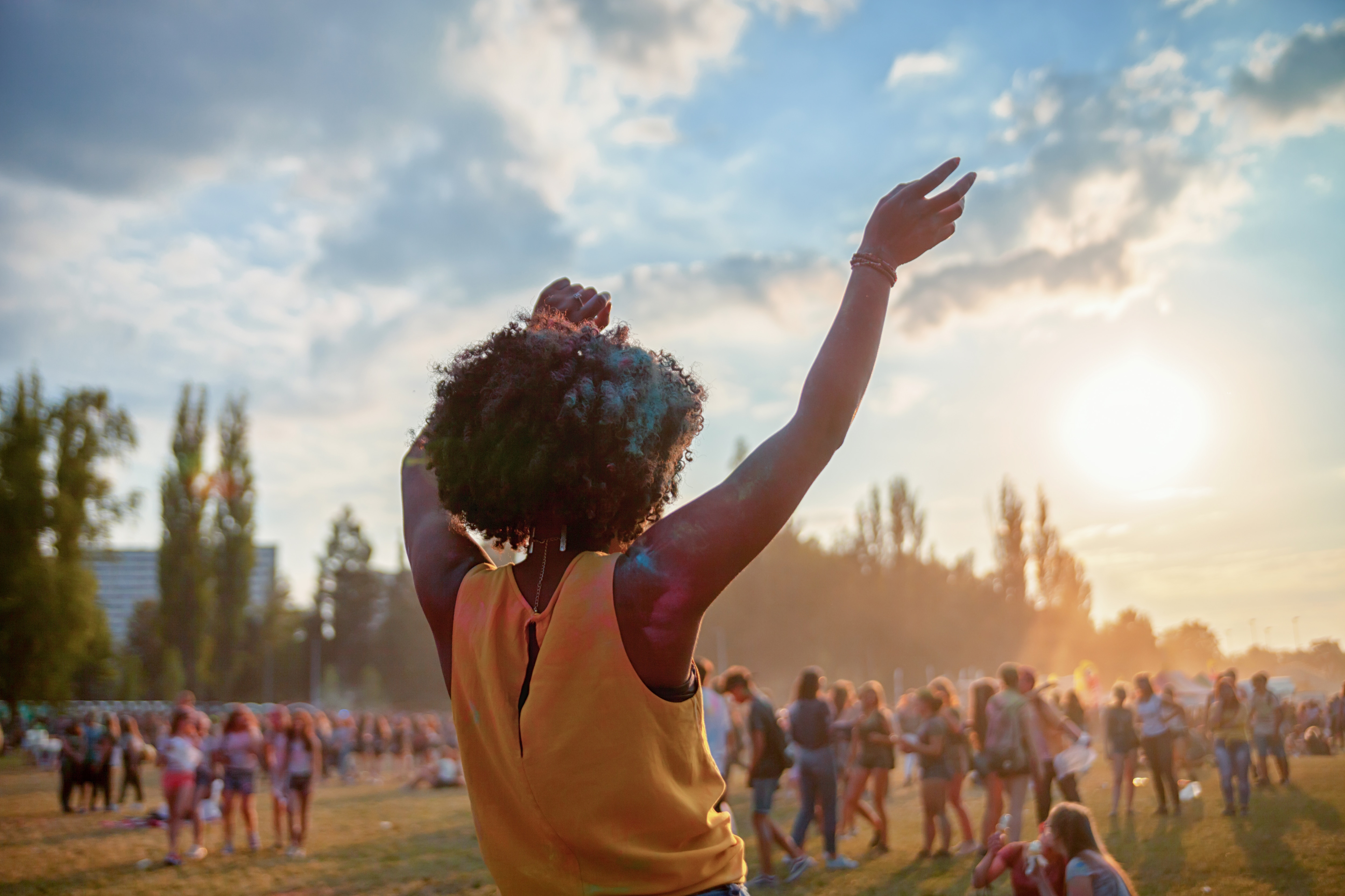 Summer holi festival