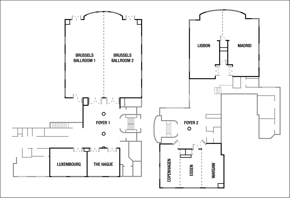 Plans de l’étage de la salle de réunion