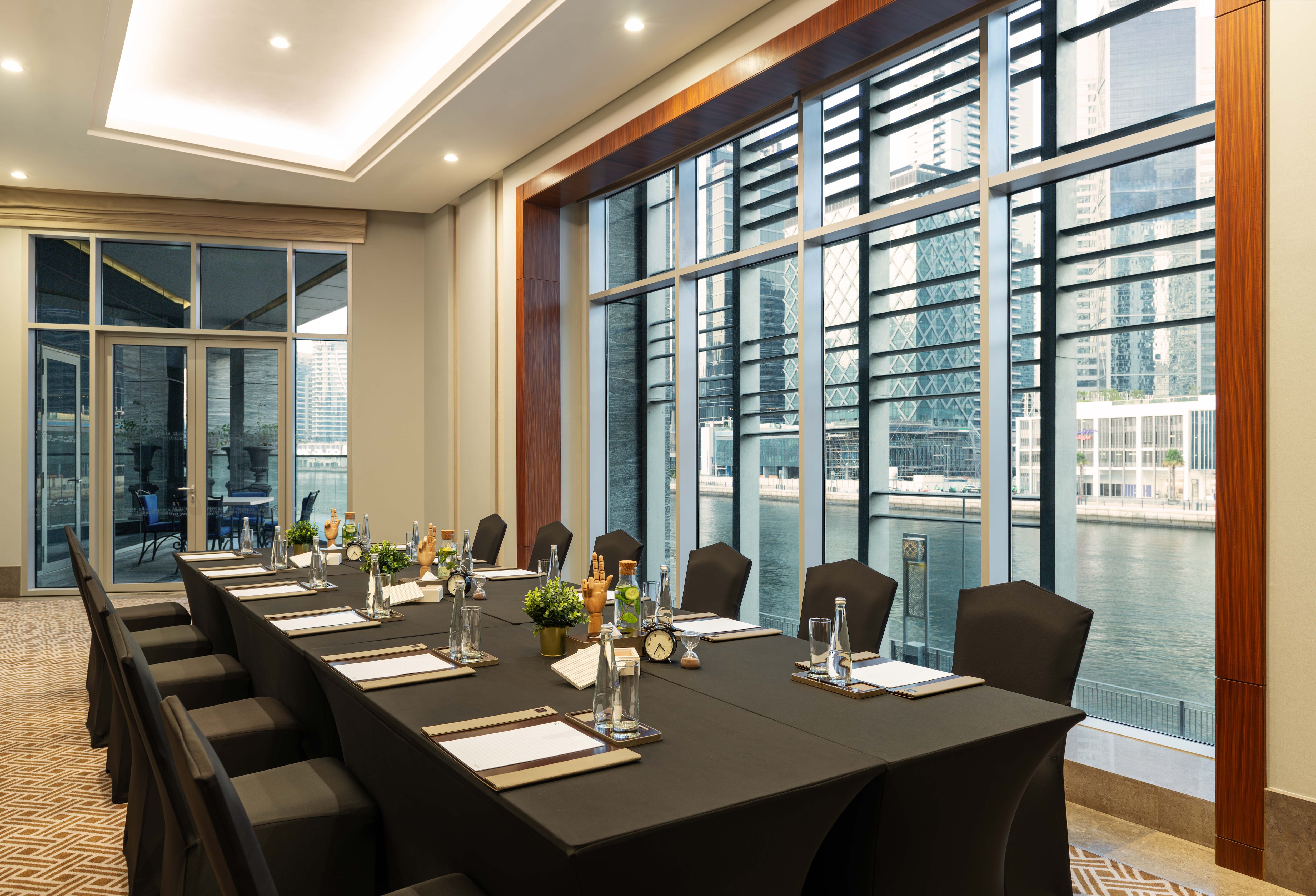 Marasi Meeting Room - boardroom set-up