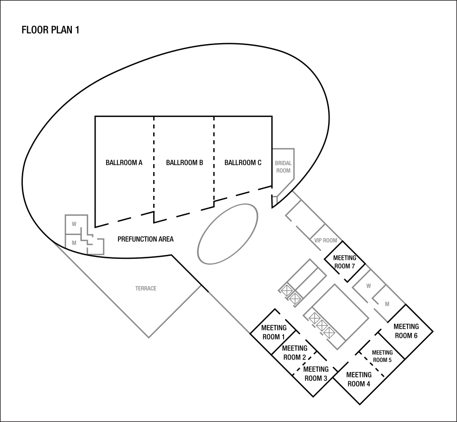 Grundrisse für Meetingraum
