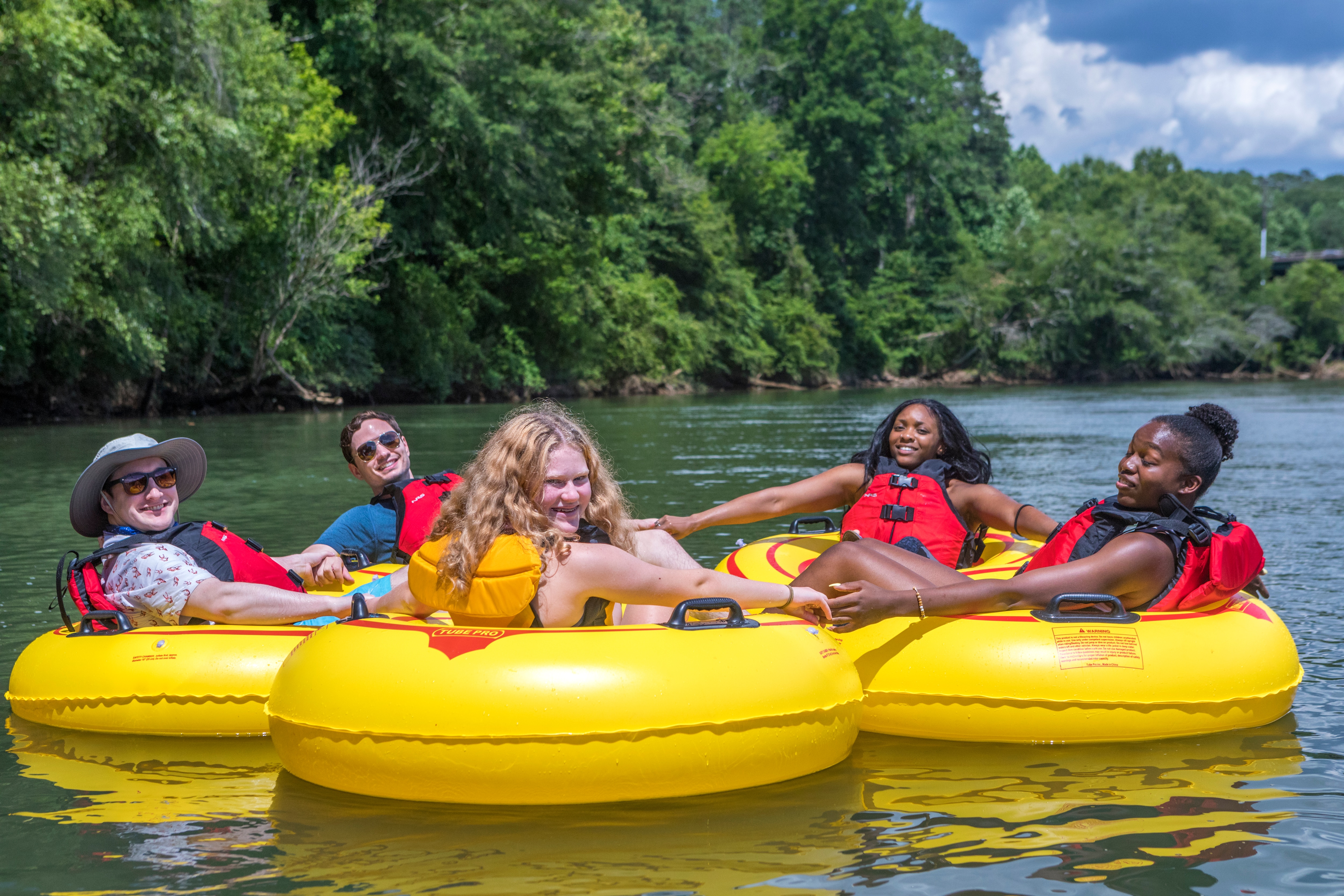 Tubing on the River