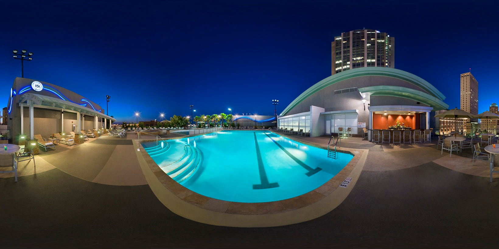 Outdoor Rooftop Pool