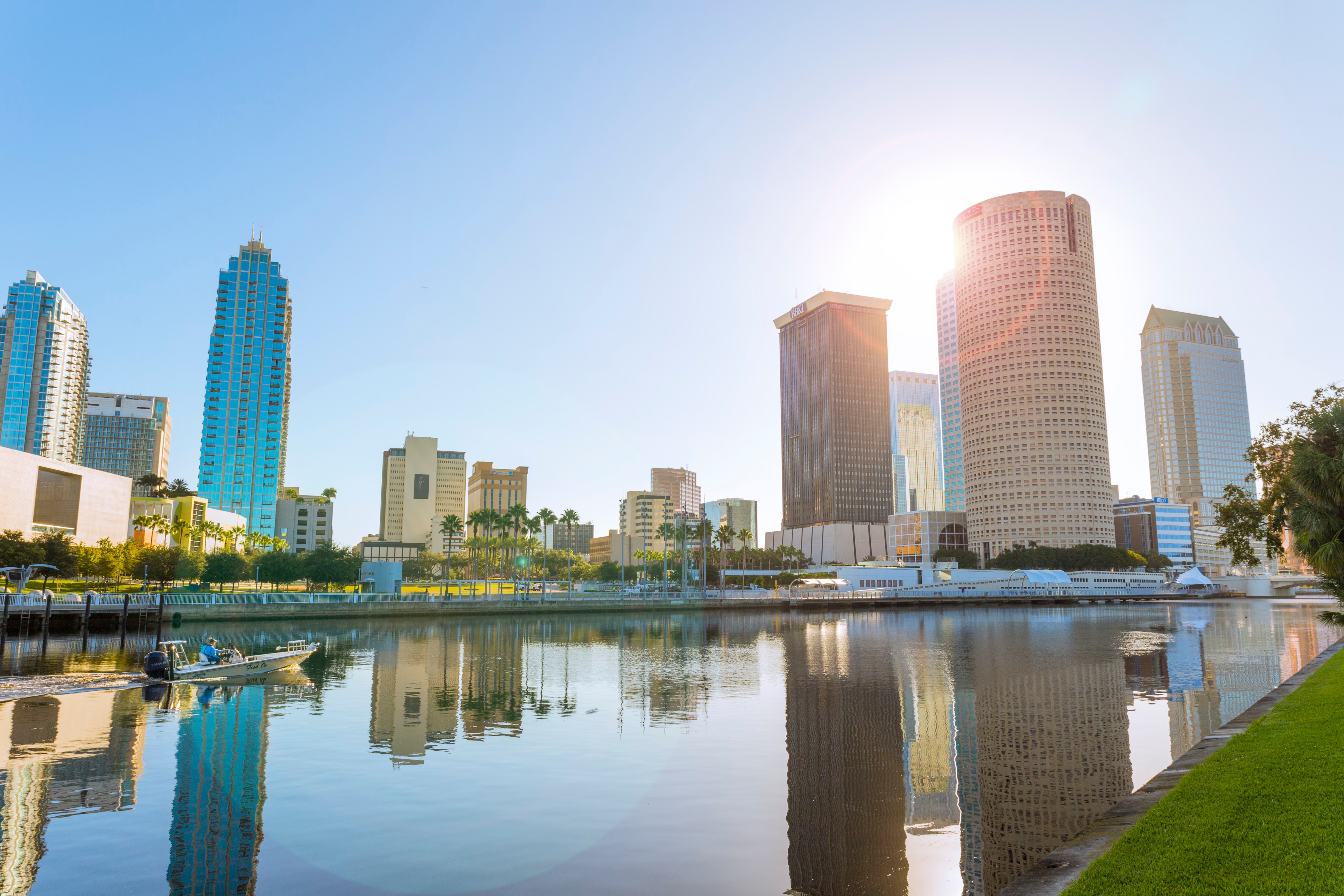 Downtown Tampa skyline daytime