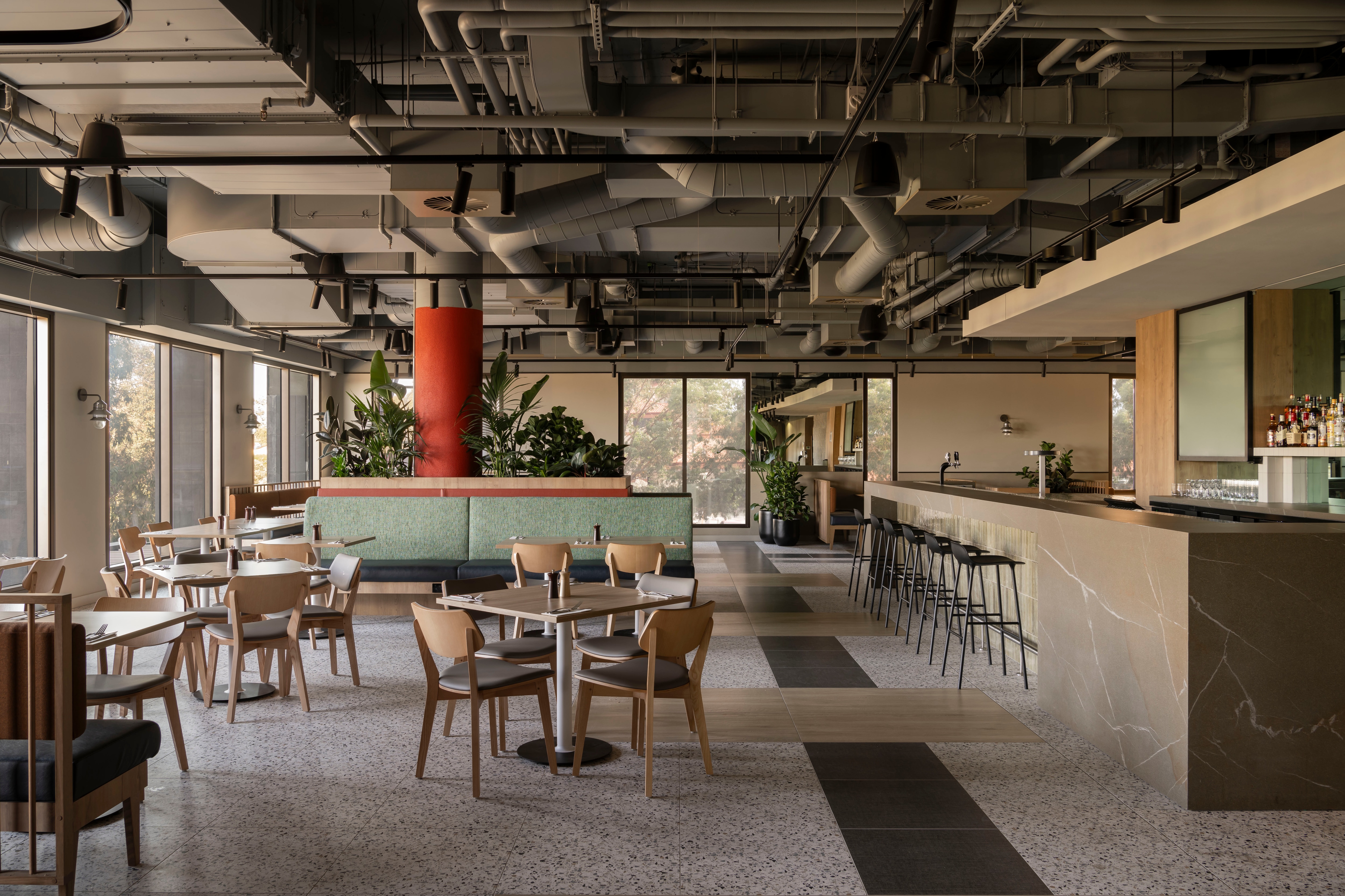 Dining at Substance Restaurant and Bar
