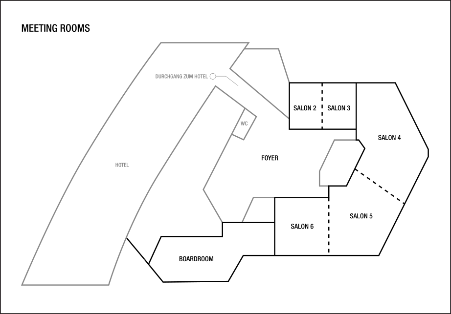 Grundrisse für Meetingraum