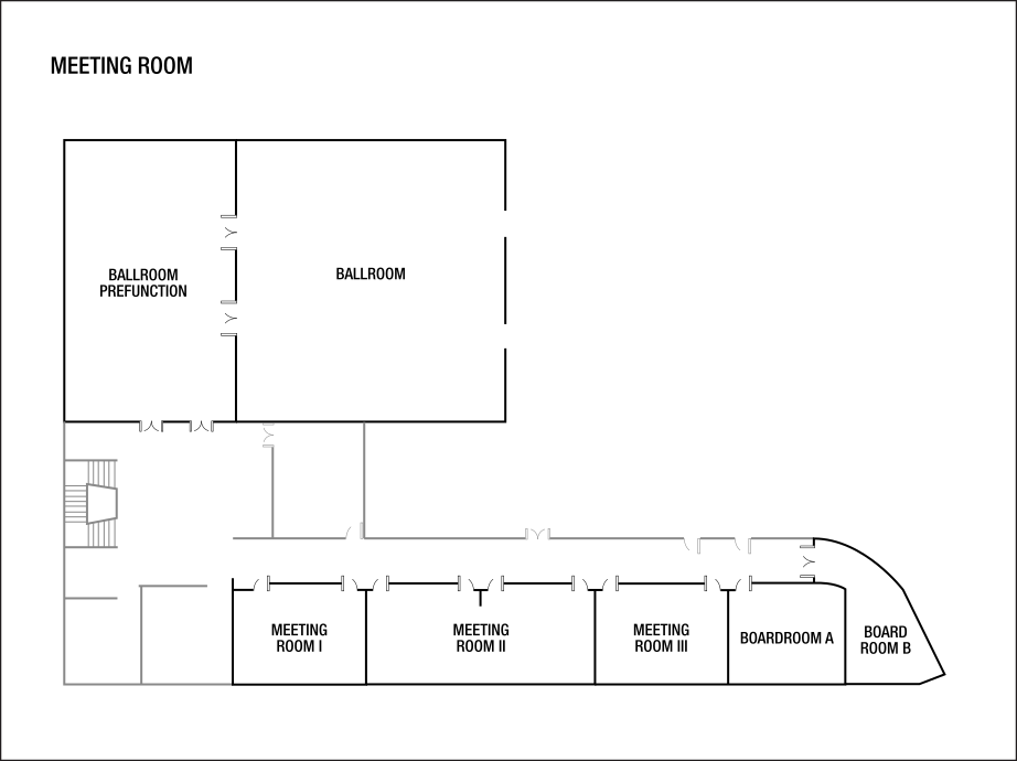 Поэтажные планы конференц-залов