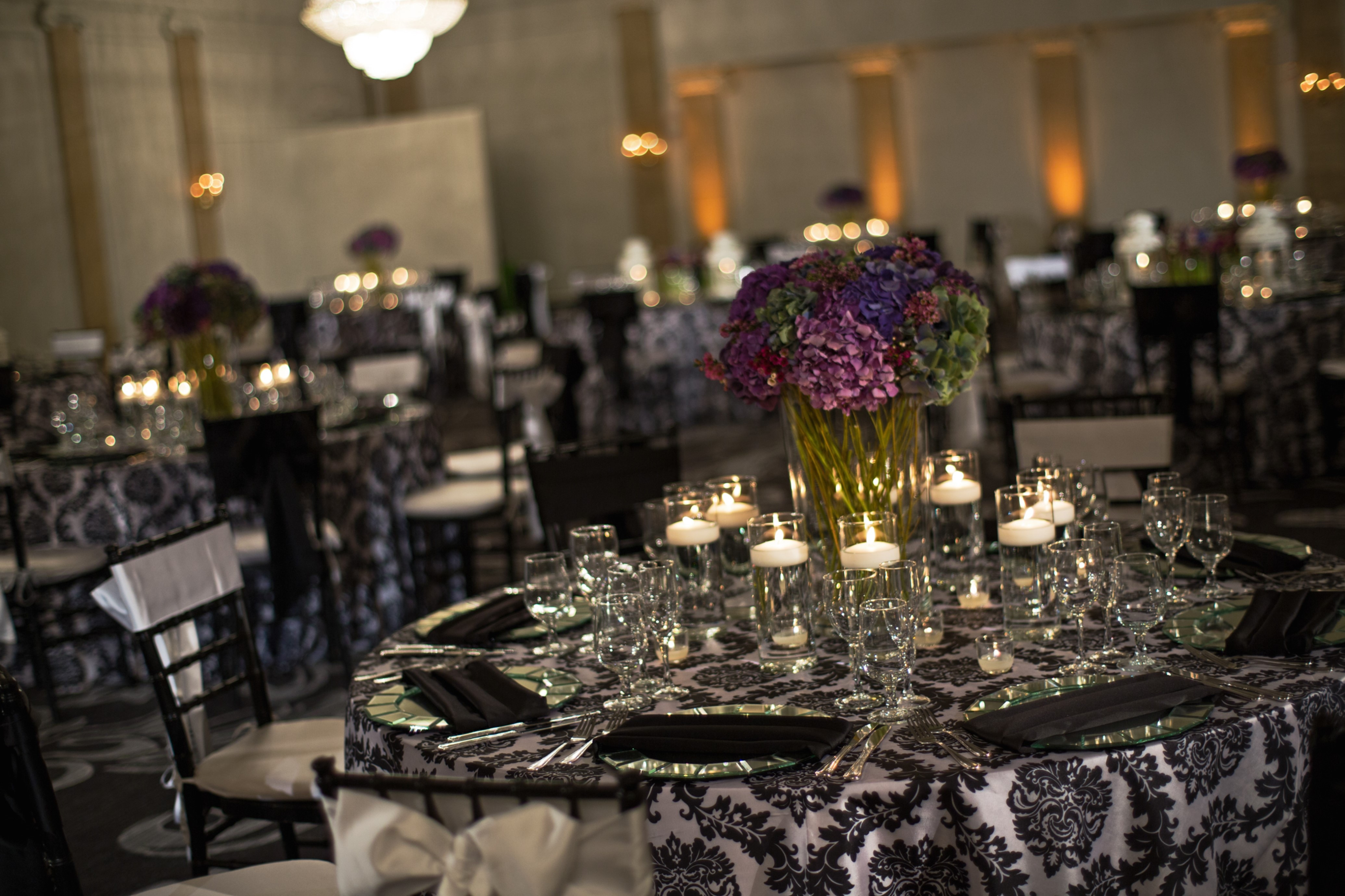 Wedding reception table