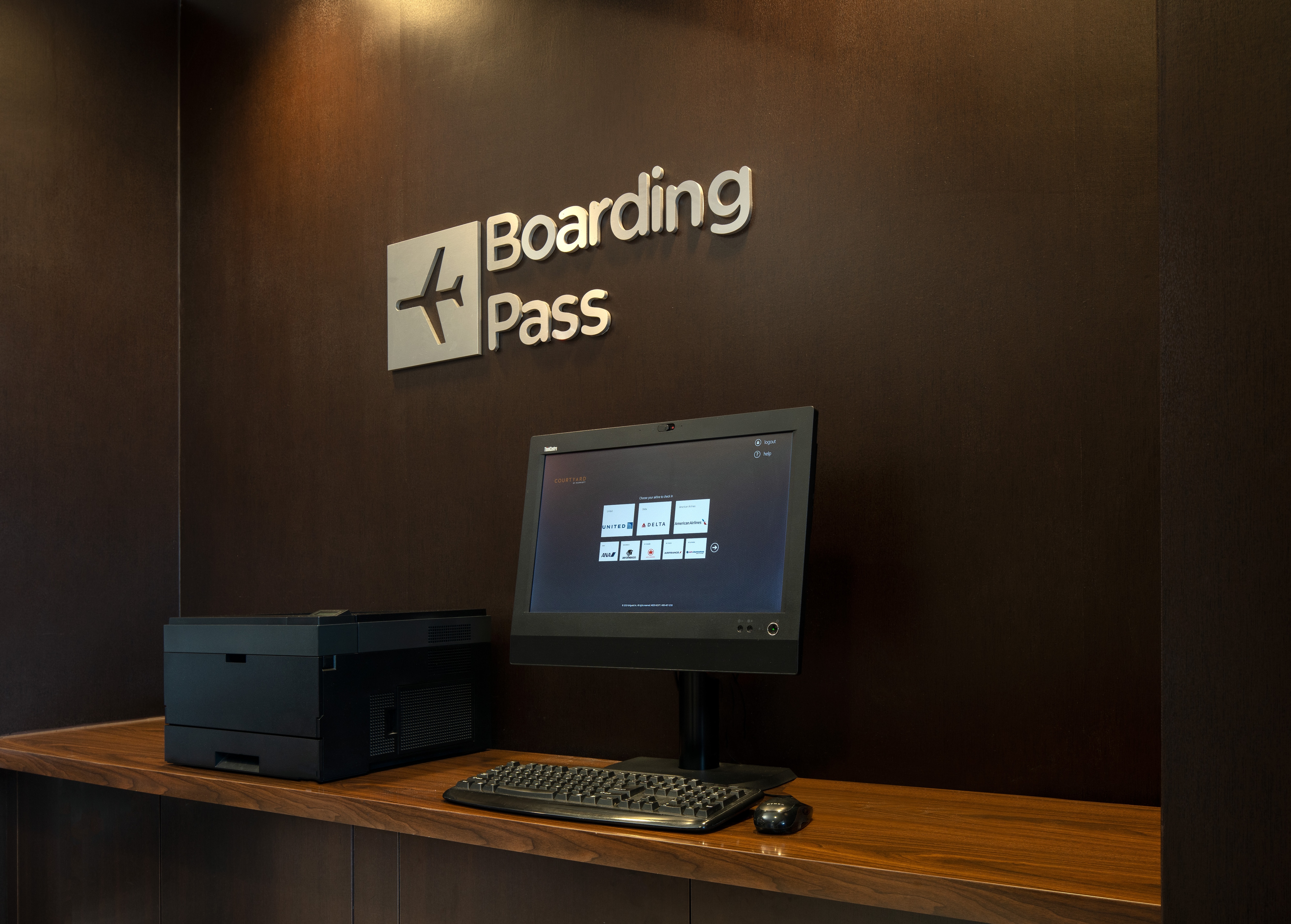 Hotel business center