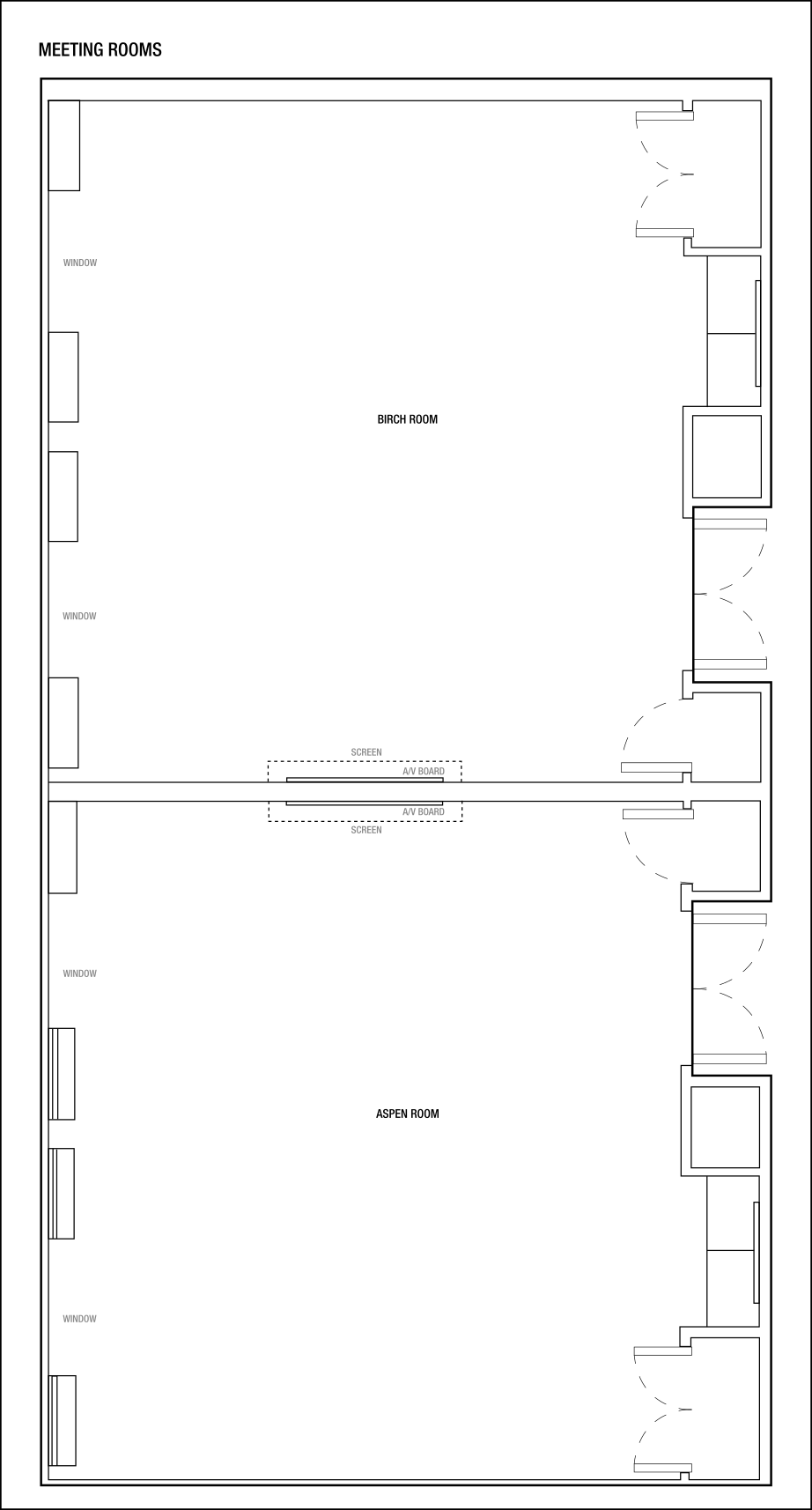 Meeting Room Floor Plans