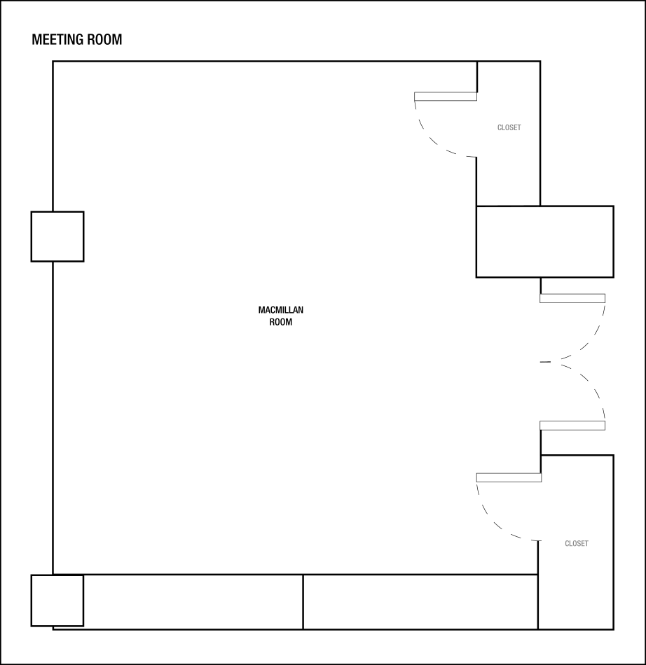 Plans de l’étage de la salle de réunion