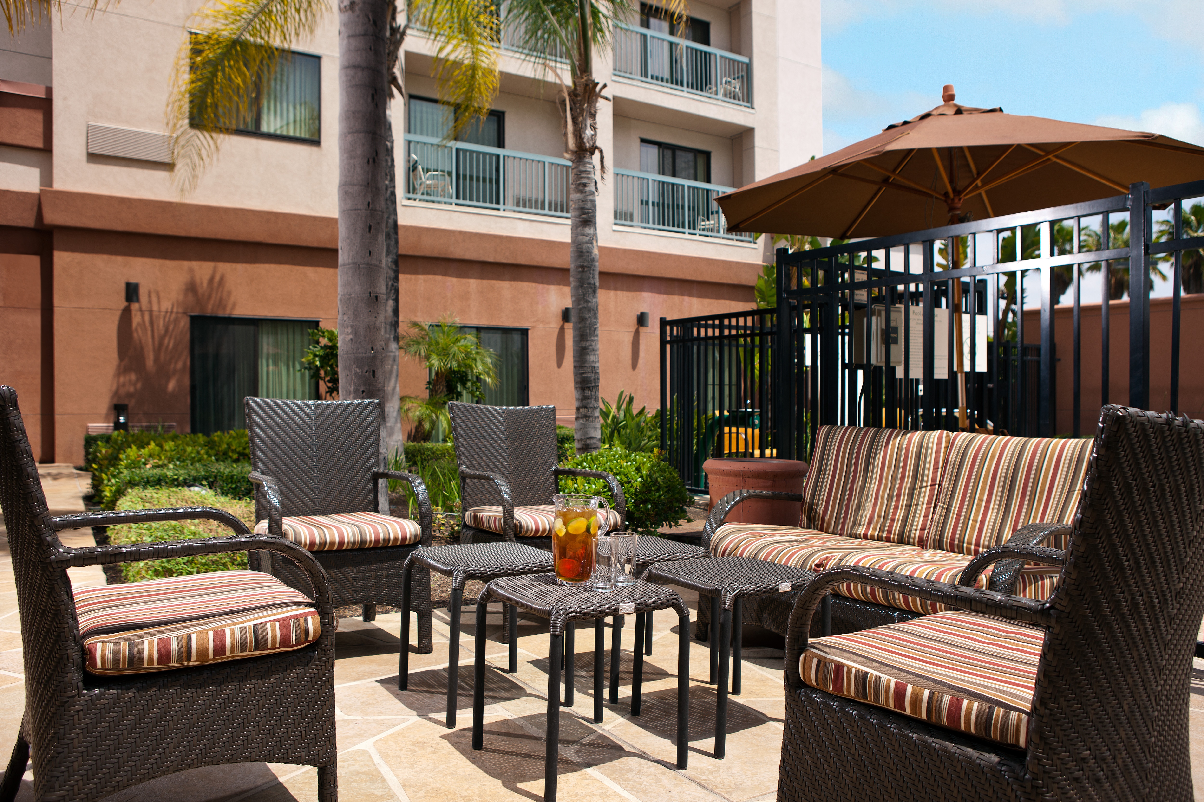 Outdoor seating area