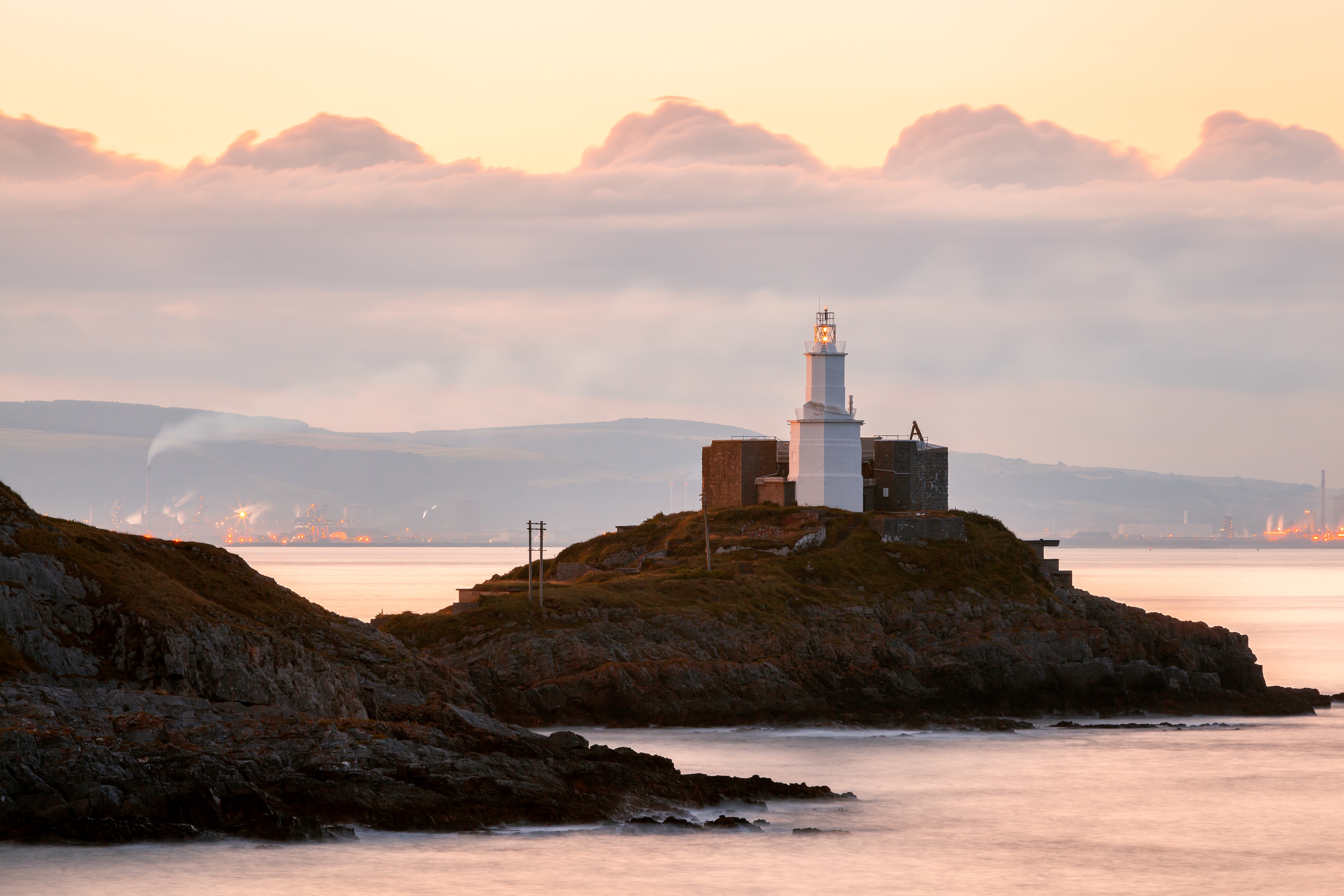 Lighthouse, Mumbles, Gower Peninsula, Wales