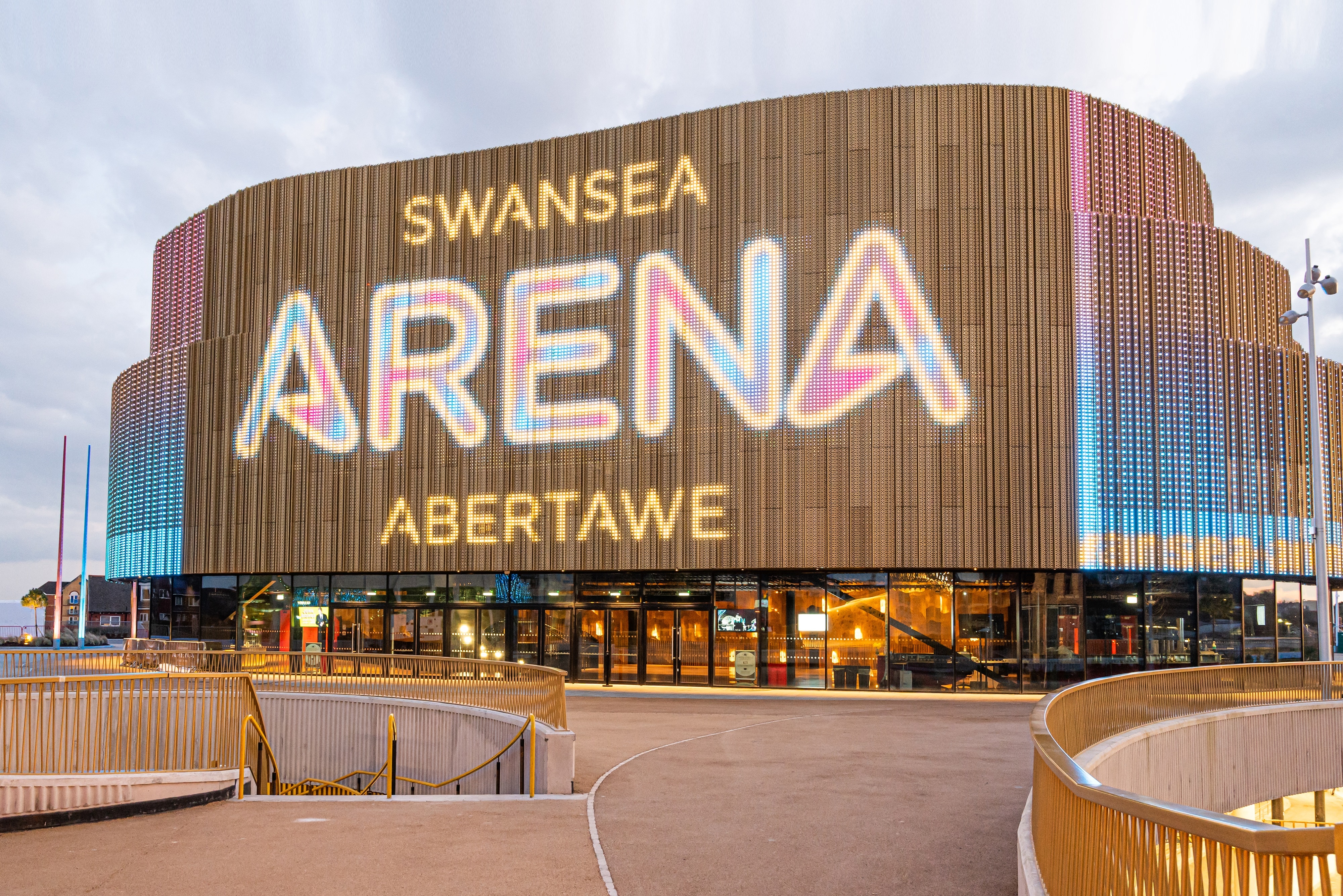 Swansea Arena exterior building
