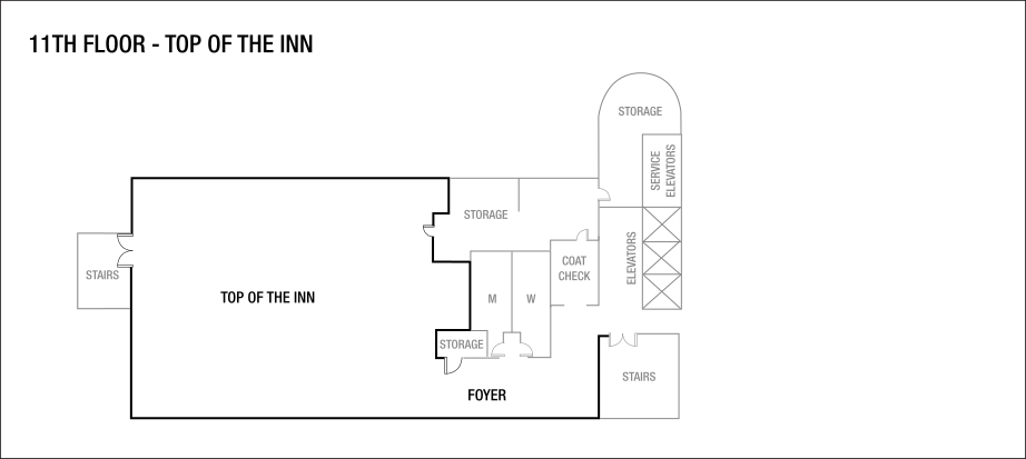 Plans de l’étage de la salle de réunion