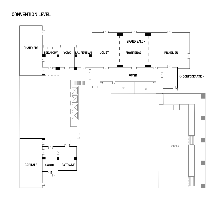 Plans de l’étage de la salle de réunion