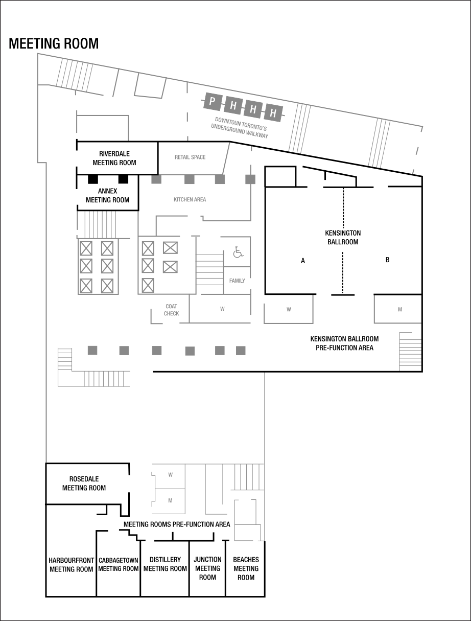 Plans de l’étage de la salle de réunion
