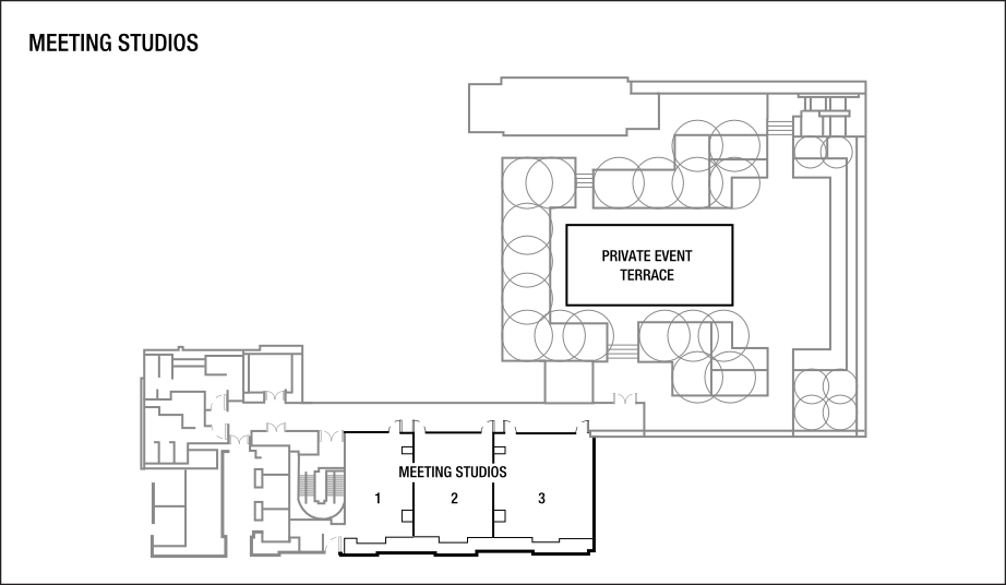 Plantas da sala de reuniões