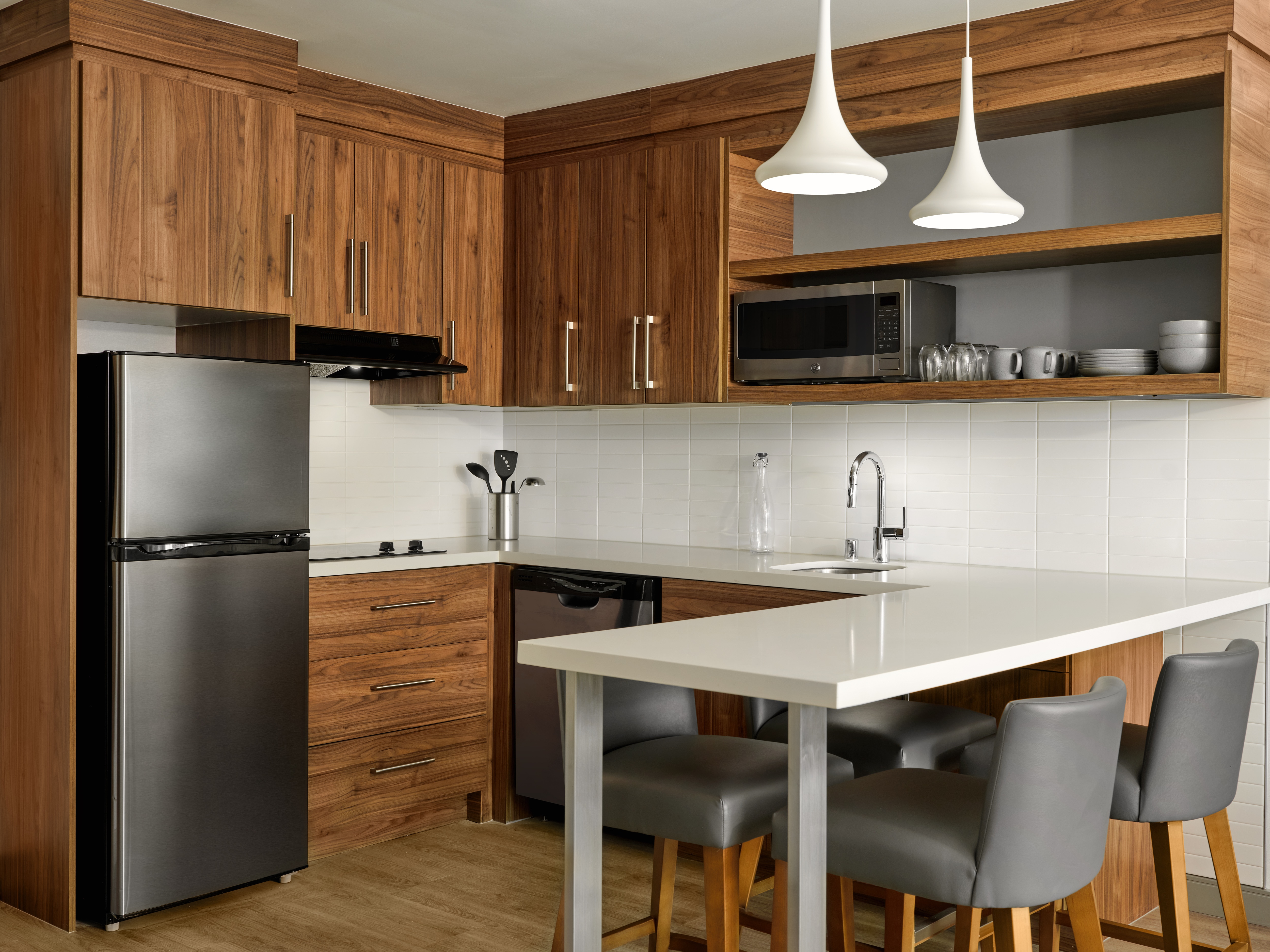 in-room kitchen