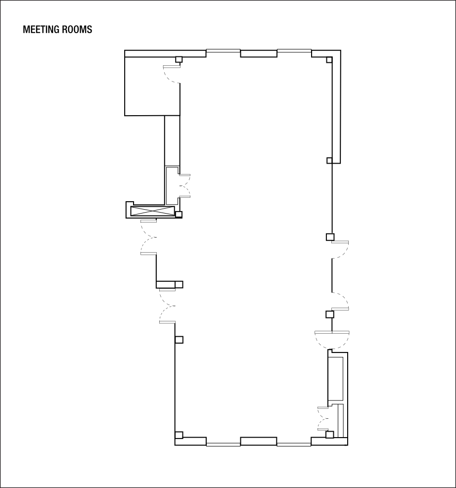 Plans de l’étage de la salle de réunion