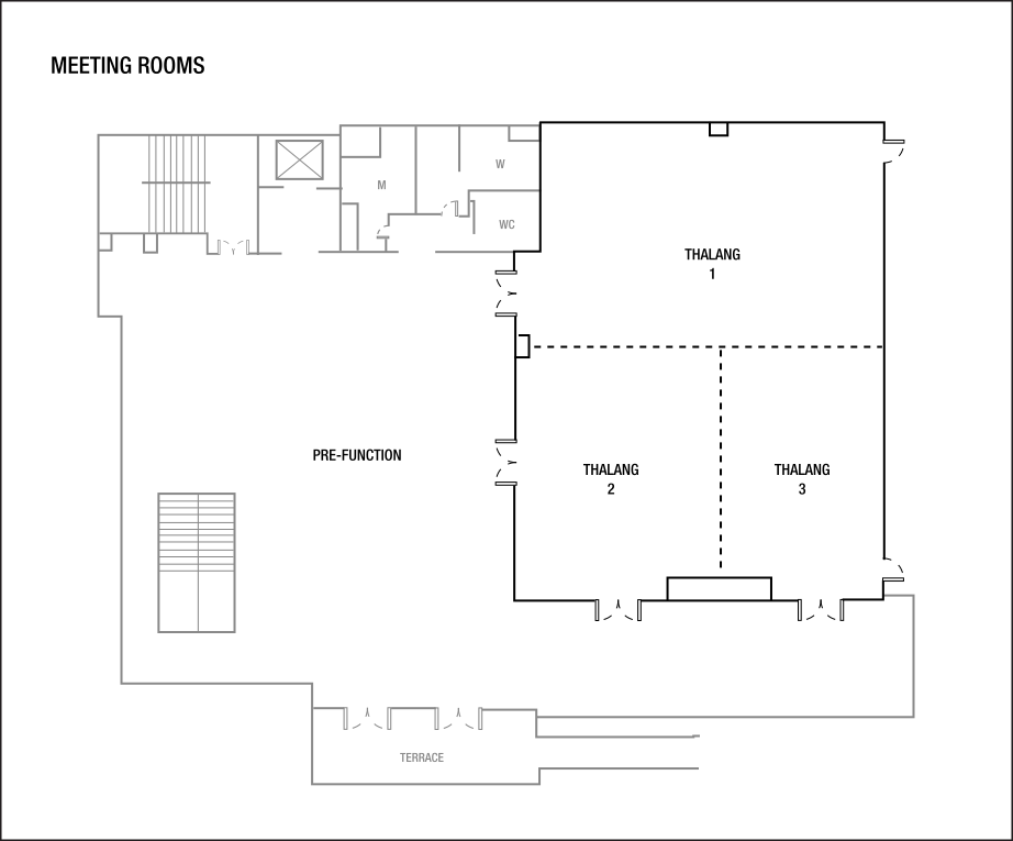 Plans de l’étage de la salle de réunion