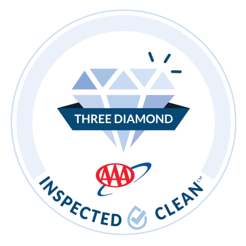 AAA 3 Diamond Inspected Clean award logo