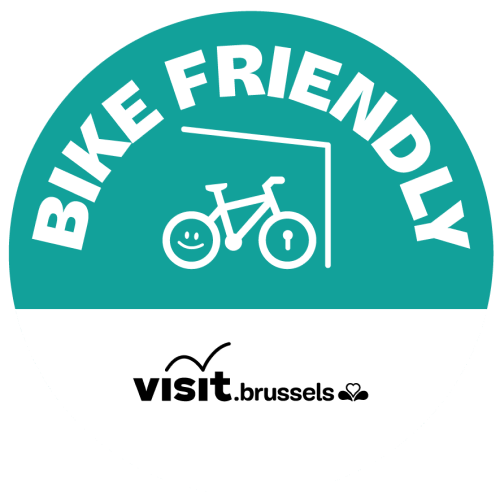 Bike friendly visit brussels logo