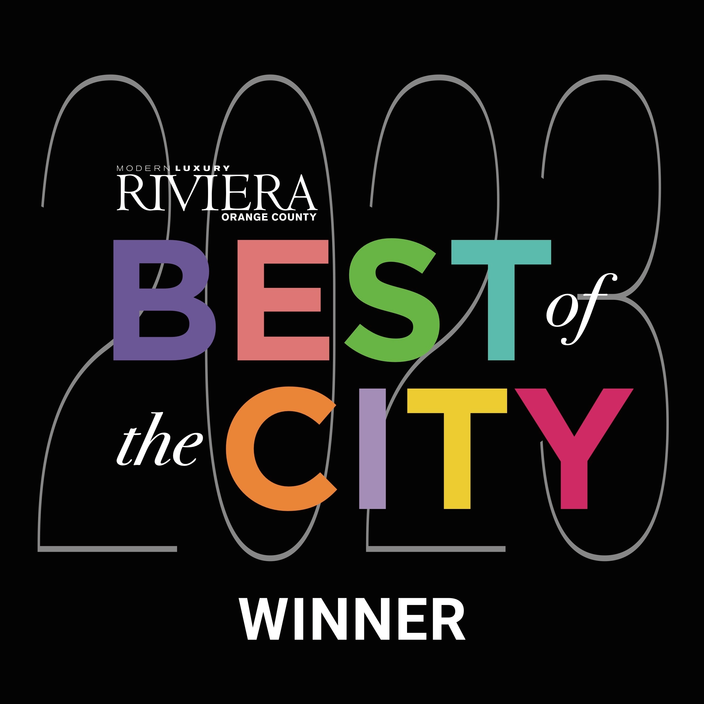 2023 Modern Luxury Best of the City Award