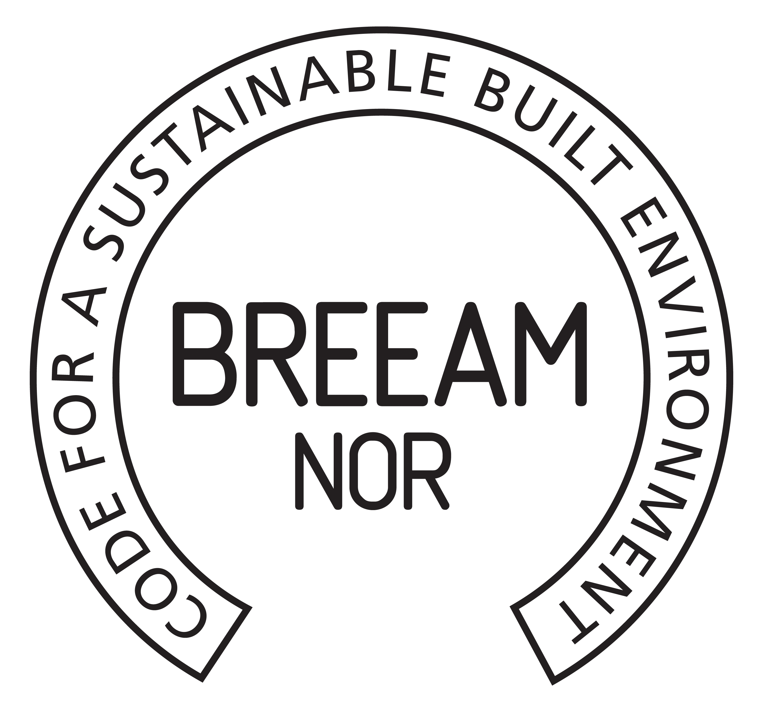 BREEAM black logo