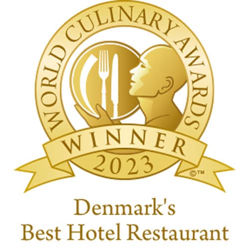 2023 Denmarks Best Hotel Restaurant award logo
