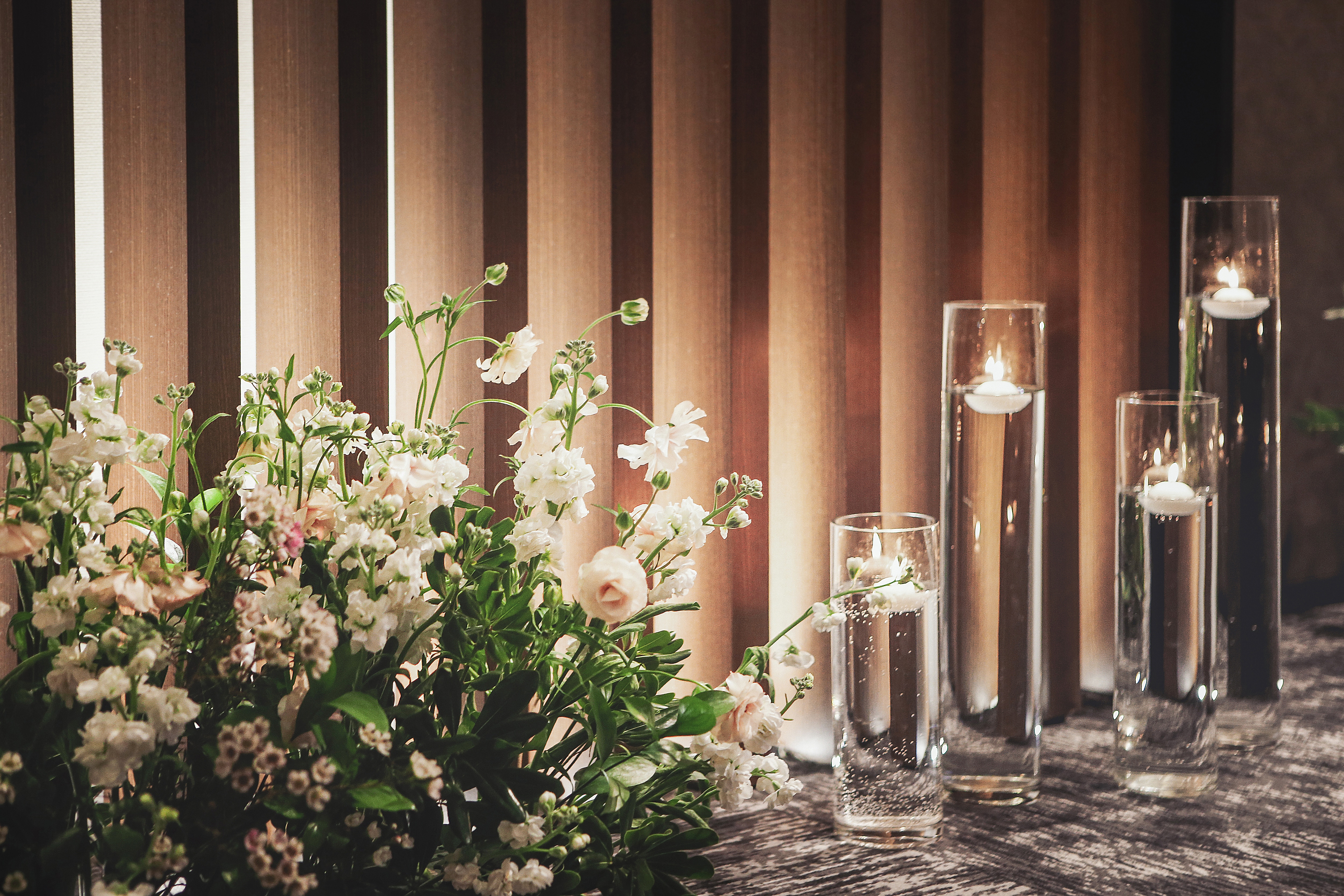 Candles and Flowers