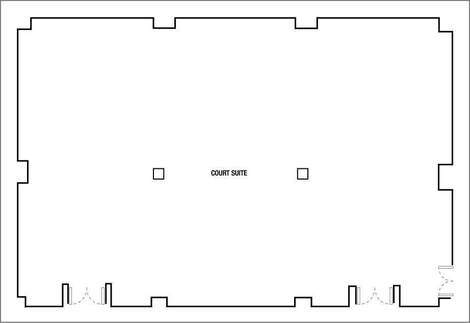 مخططات طابق قاعة الاجتماعات