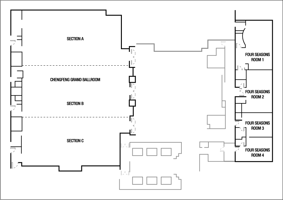 Grundrisse für Meetingraum