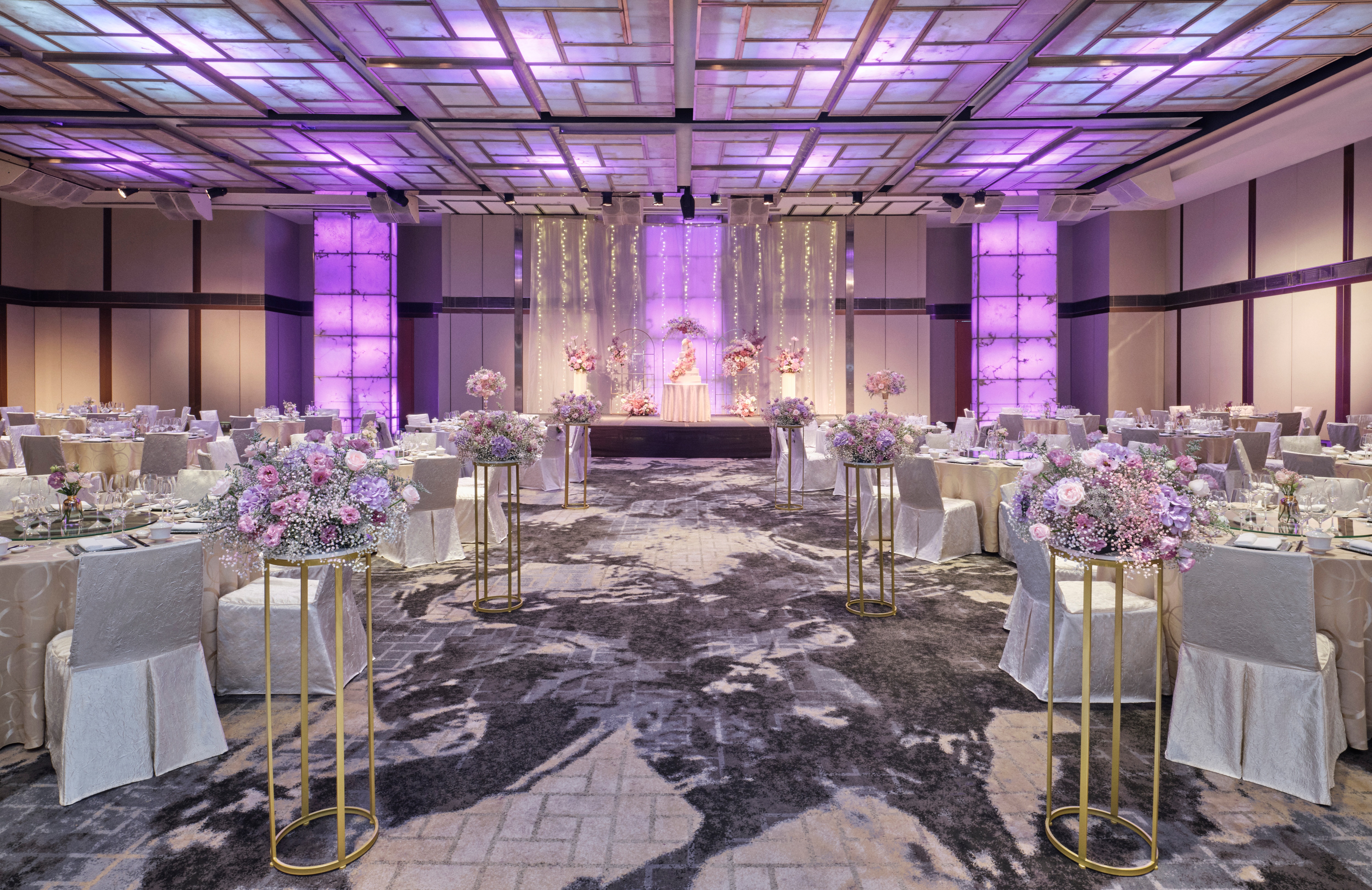 Grand Ballroom with a Wedding Arch