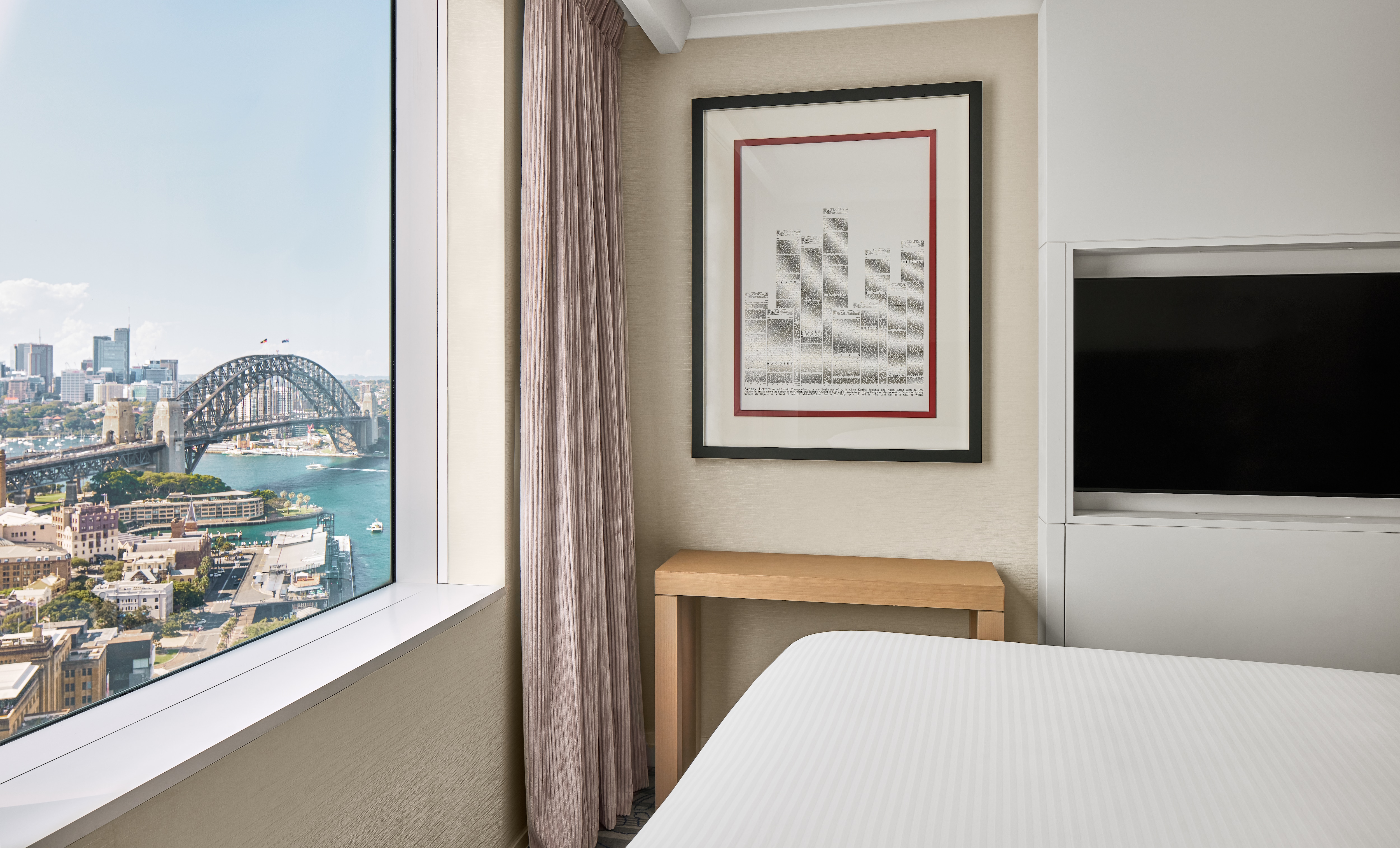 ブリッジスイートのベッドルーム