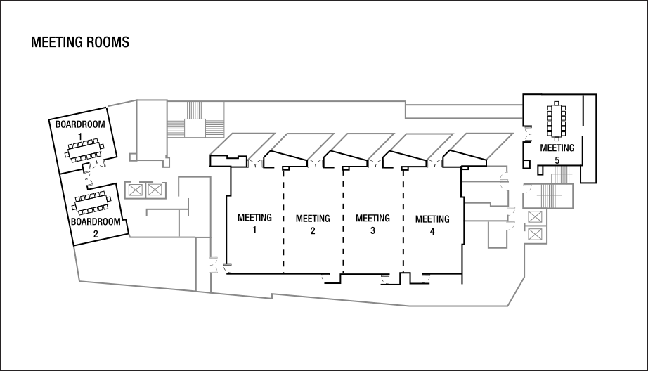 Planos de la sala de reuniones