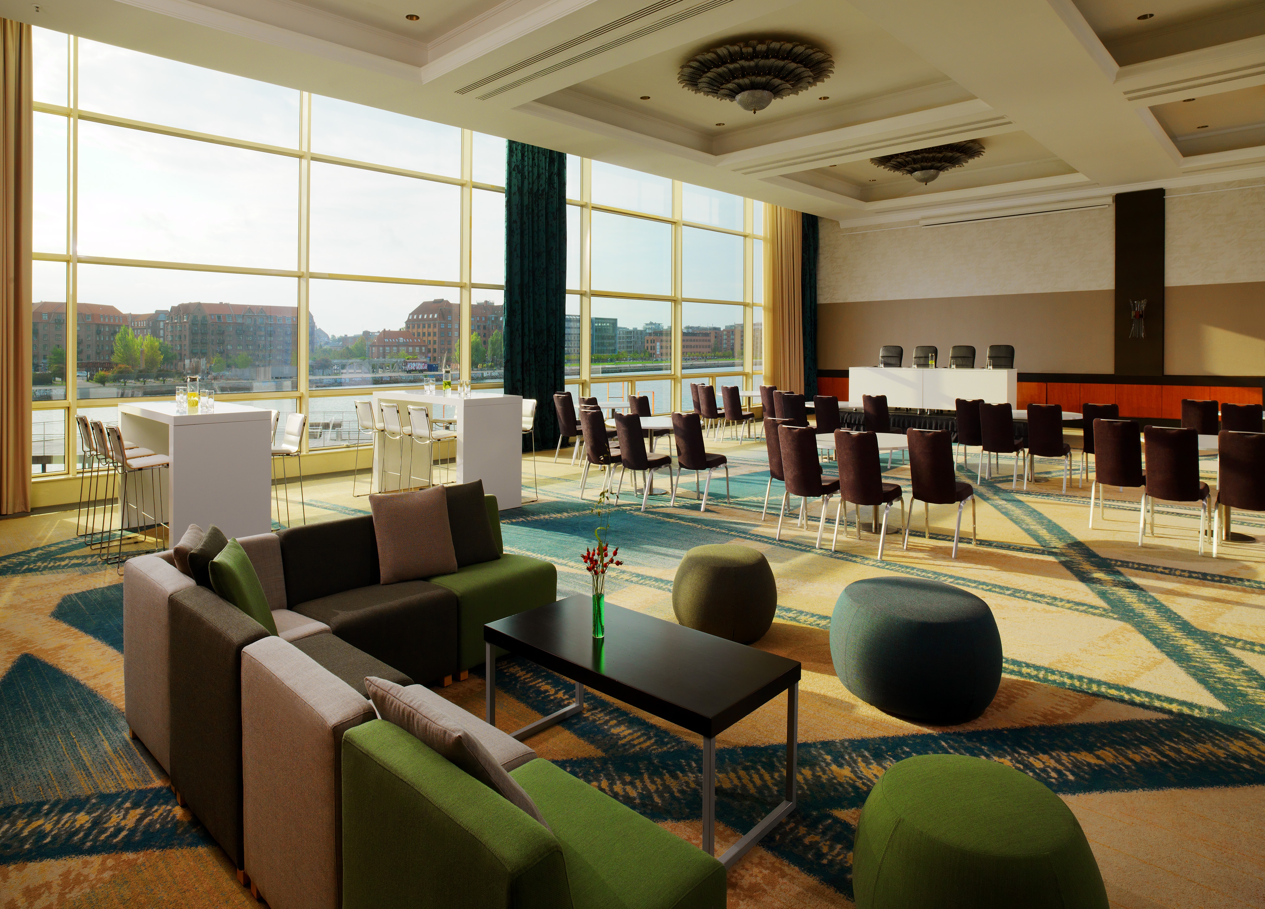 Waterfront Ballroom with natural daylight