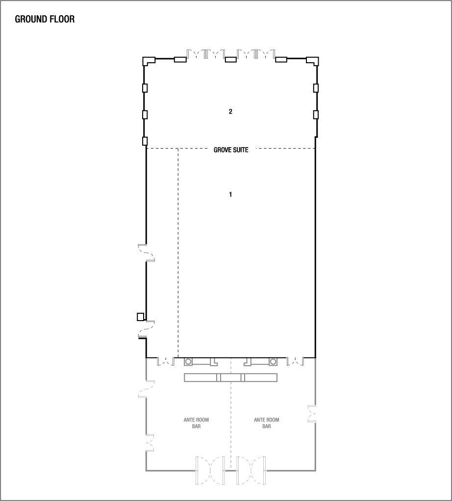 Grundrisse für Meetingraum
