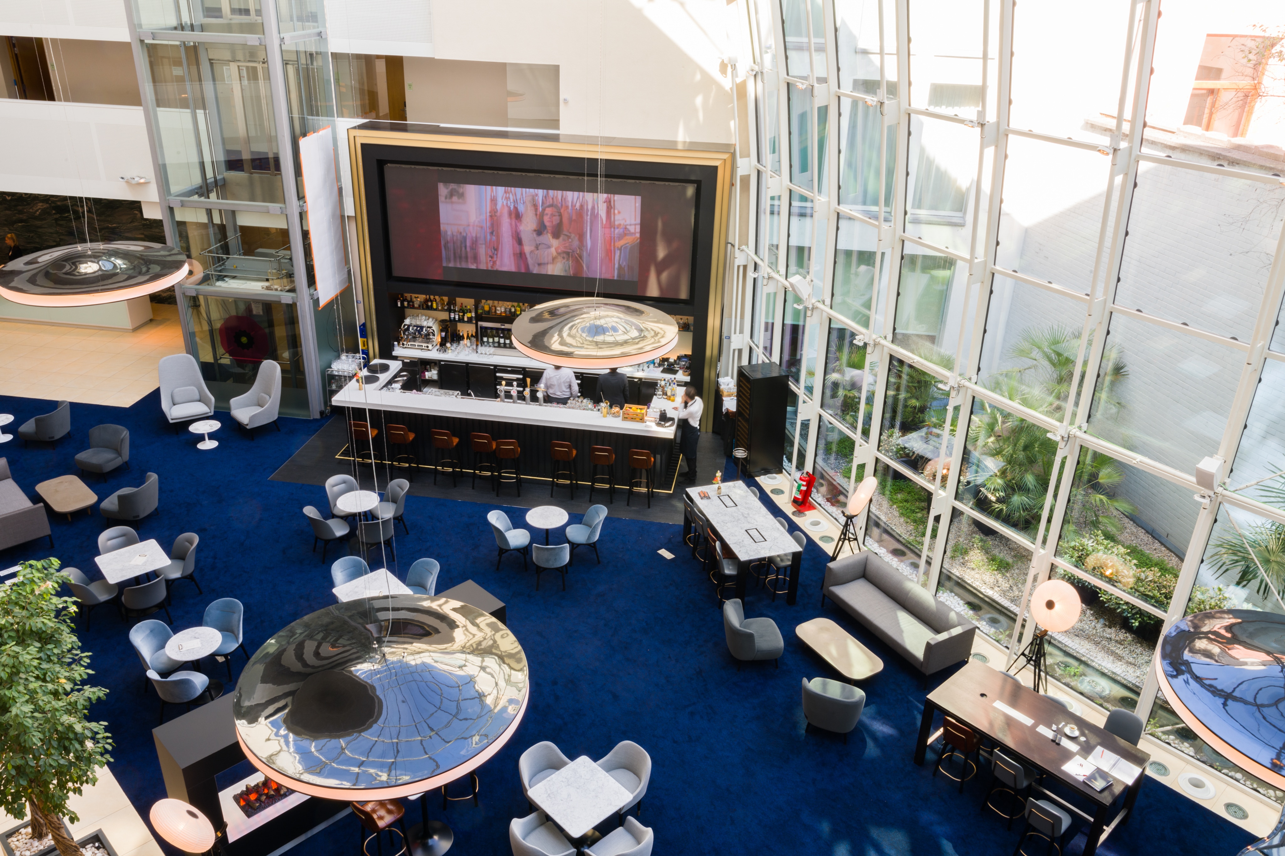 Sunlit Atrium Bar