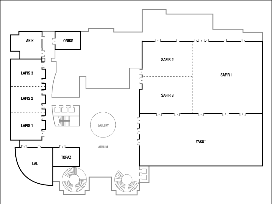 Toplantı Salonu Kat Planları