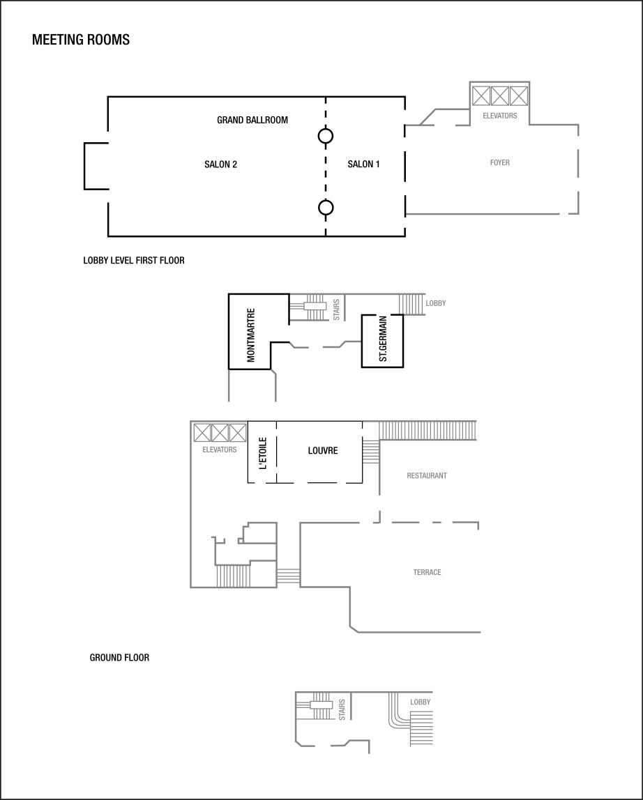 Plans de l’étage de la salle de réunion