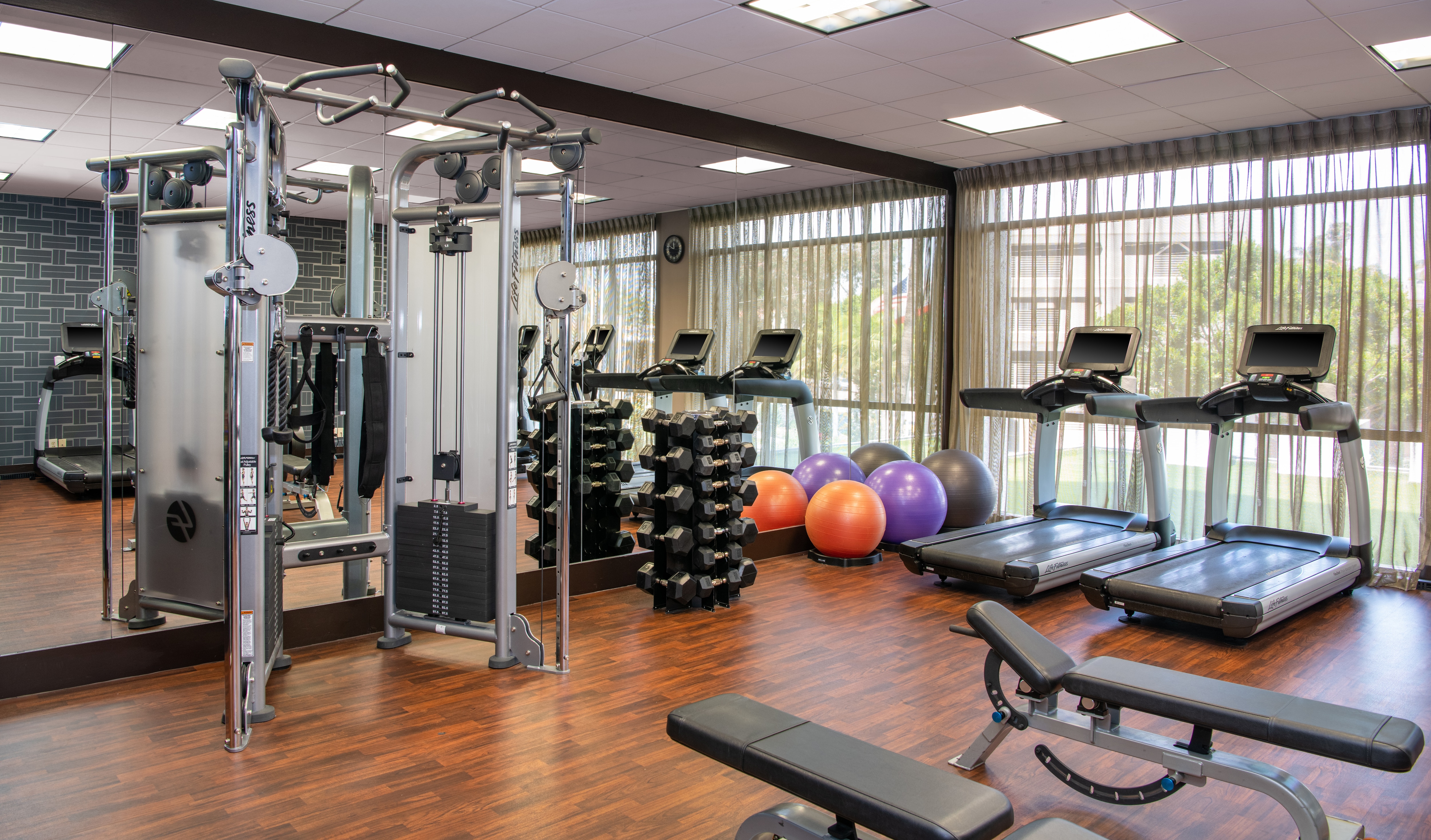 Hotel fitness center