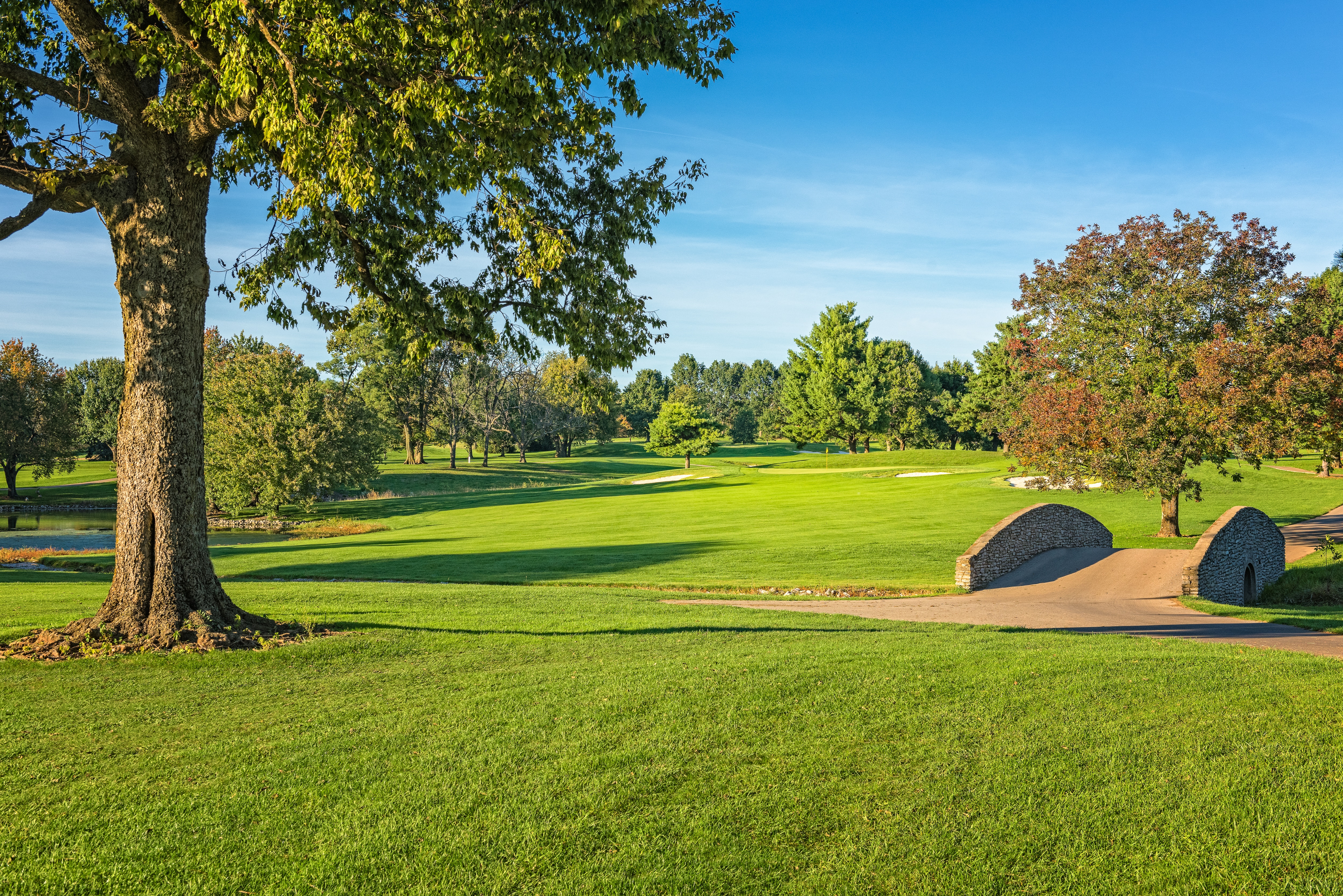 Tee off on lush greens in Lexington, Kentucky. Enjoy a skillfully designed course complimented by the breathtaking landscape of our 220-acre resort.